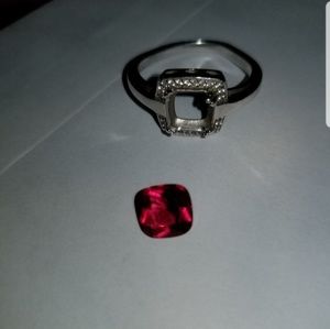 Broken Ruby Ring